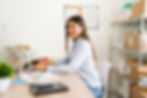 Small Business Virtual Assistant support women working at laptop