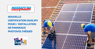 NIMACLIM obtient la certification RGE QualiPV 36 pour l'installation de panneaux photovoltaïques