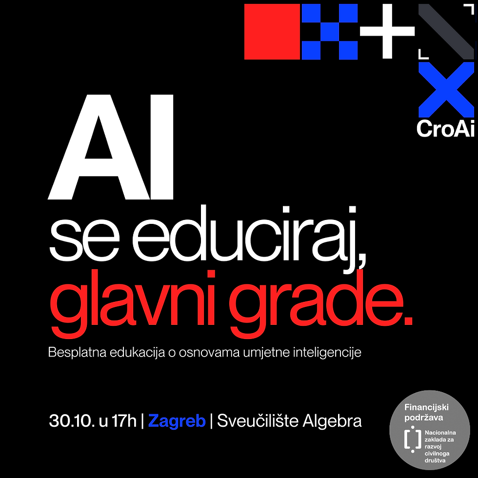 AI se educiraj, glavni grade