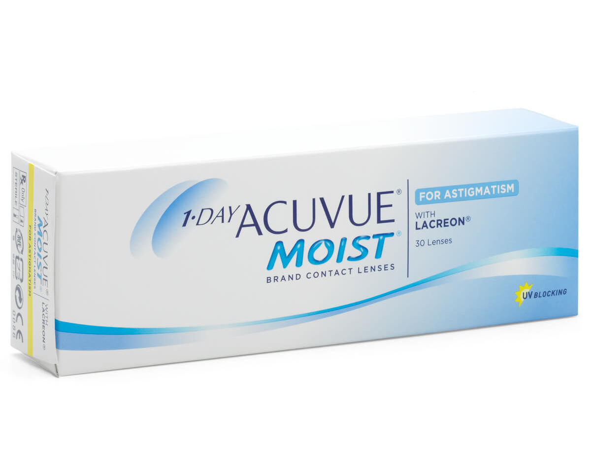 1 DAY ACUVUE MOIST FOR ASTIGMATISM - 原裝行貨