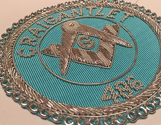 Masonic Apron Badge at Craigantlet 486