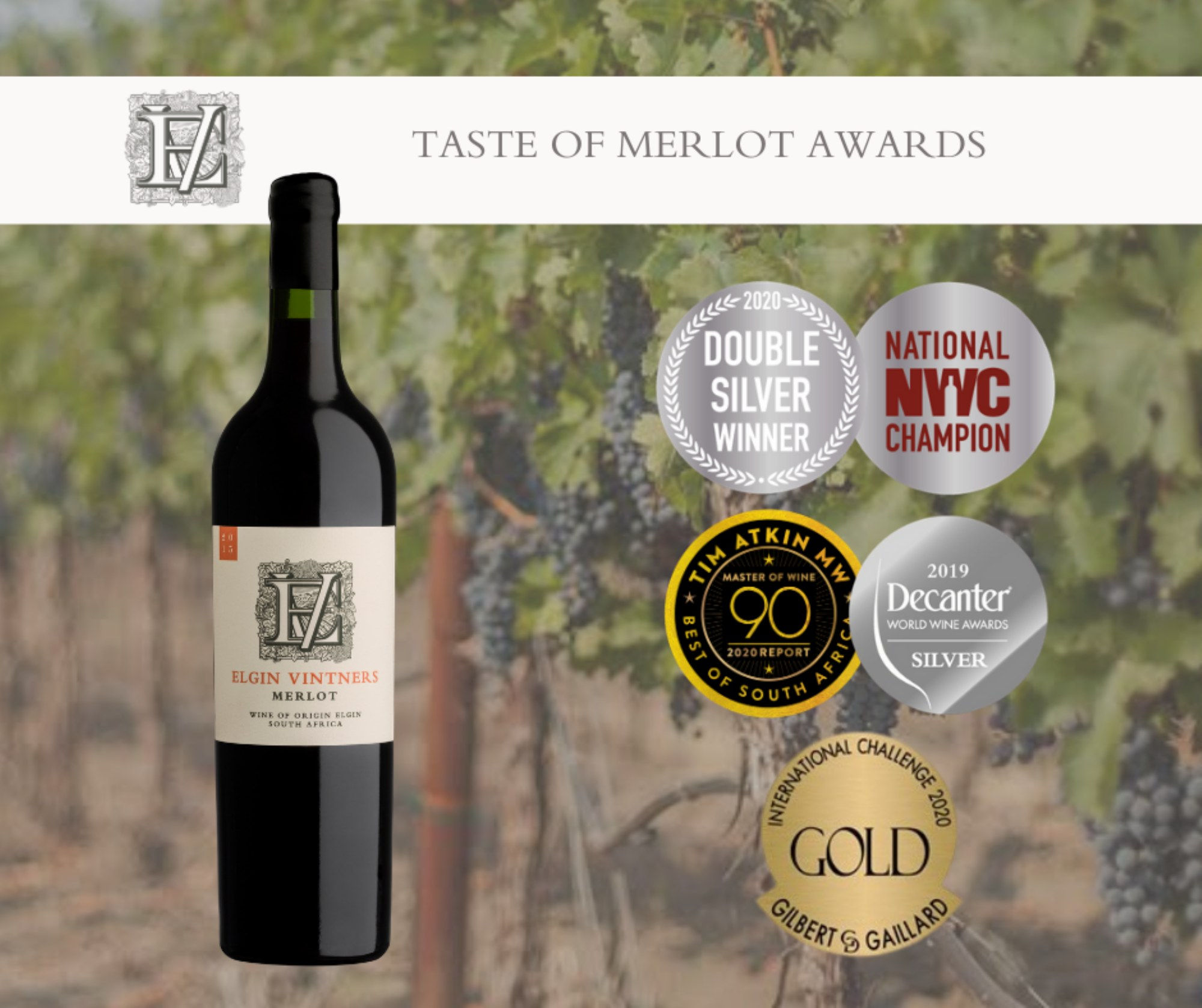 Elgin Vitners Merlot 2016