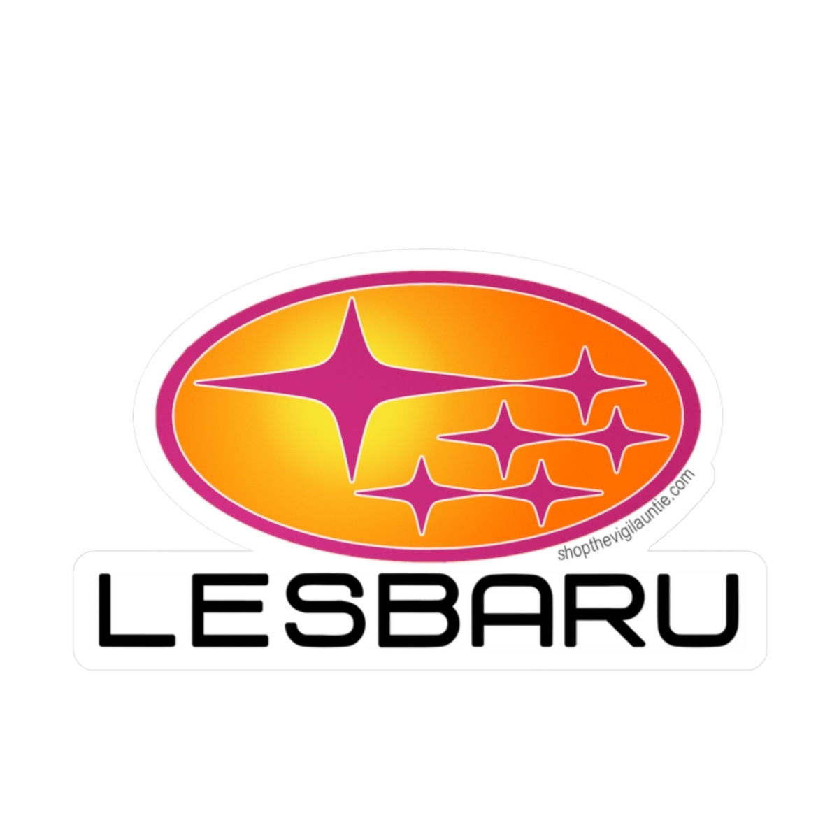 Lesbaru Sticker
