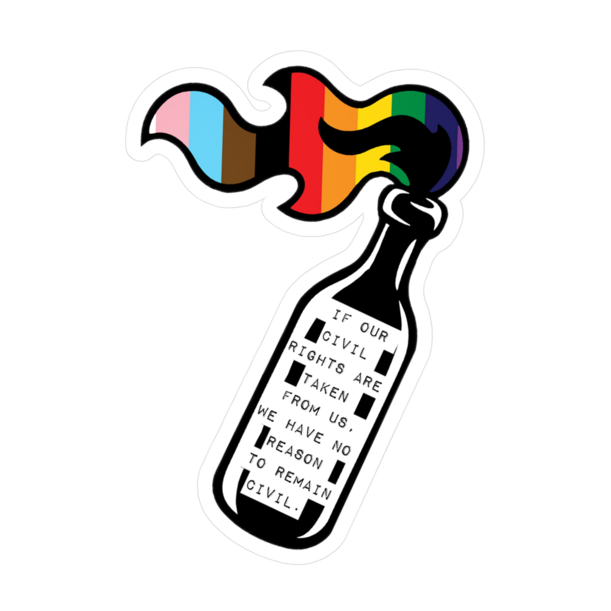 Civil Rights Cocktail sticker