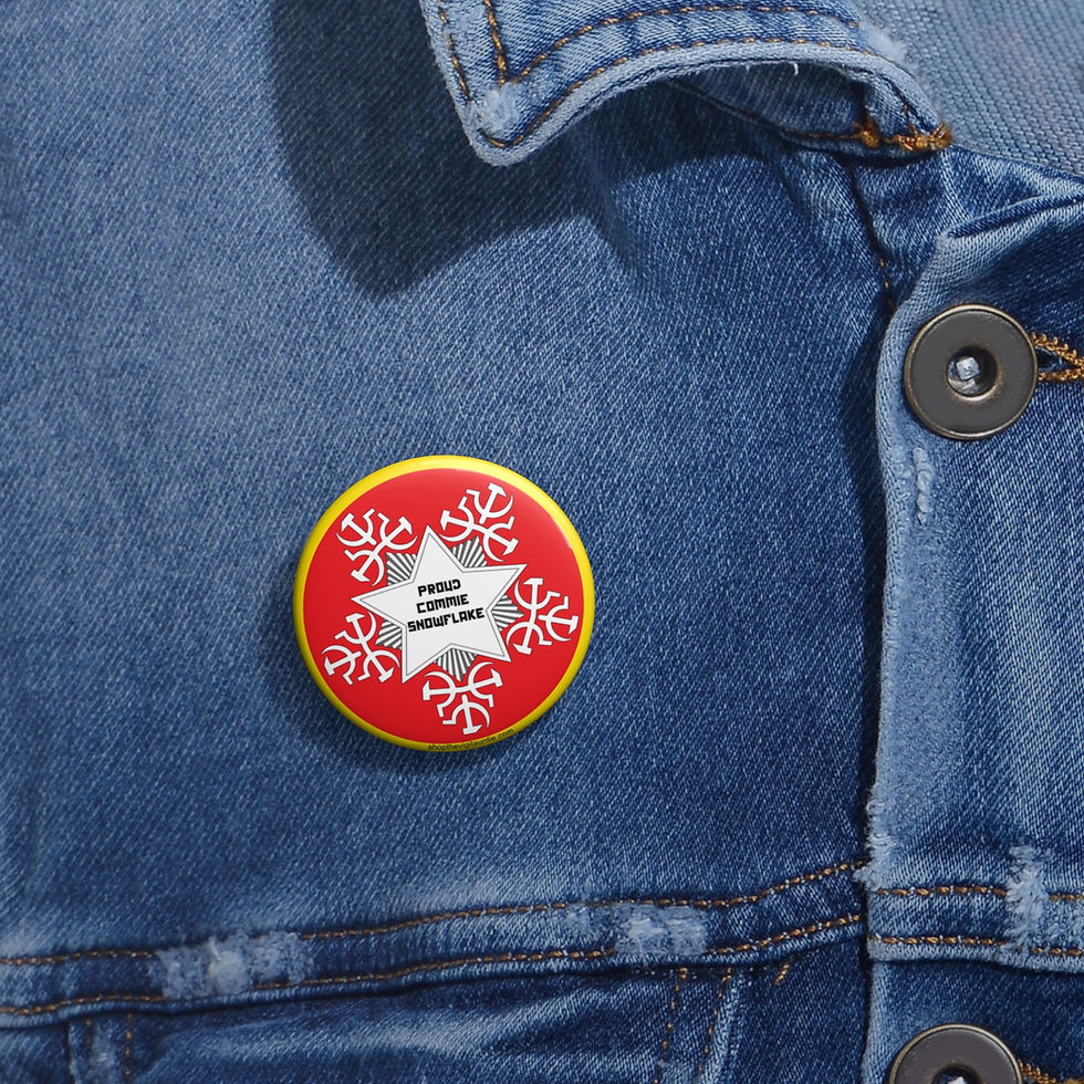 Thumbnail: Commie Snowflake button