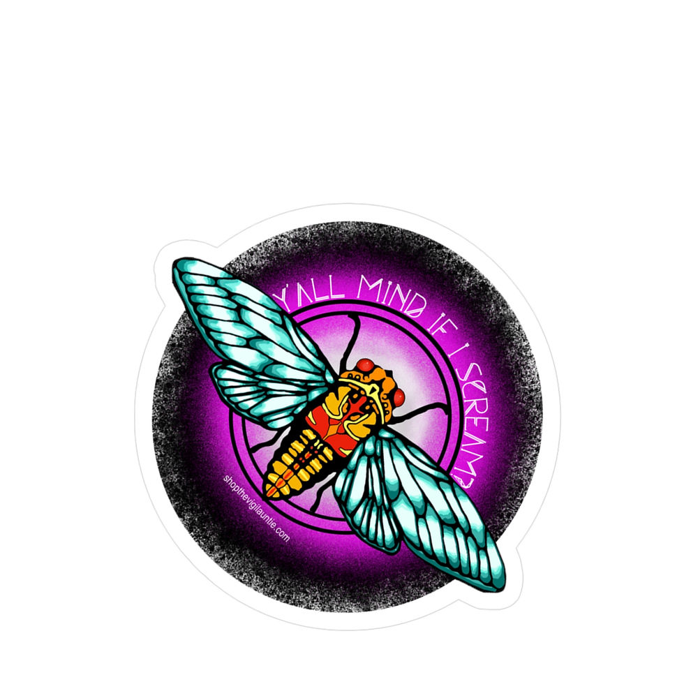Cicada Scream sticker