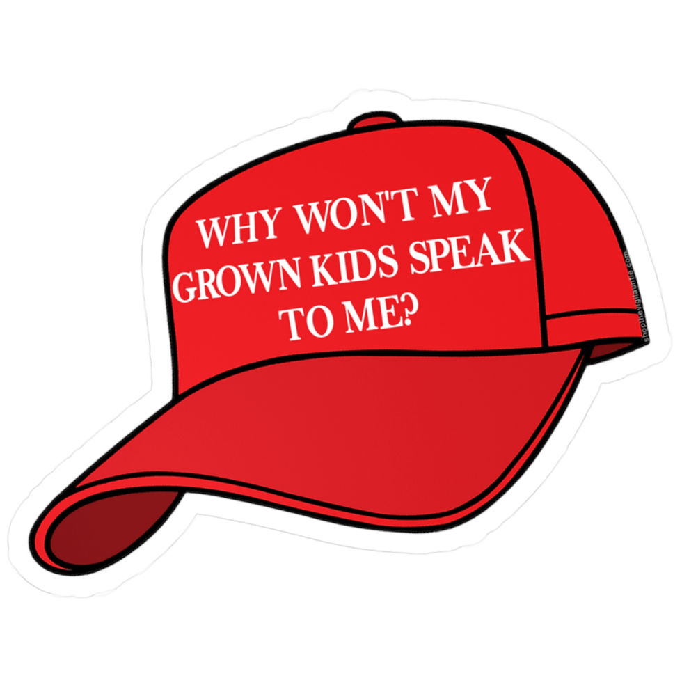 MAGA No Contact sticker