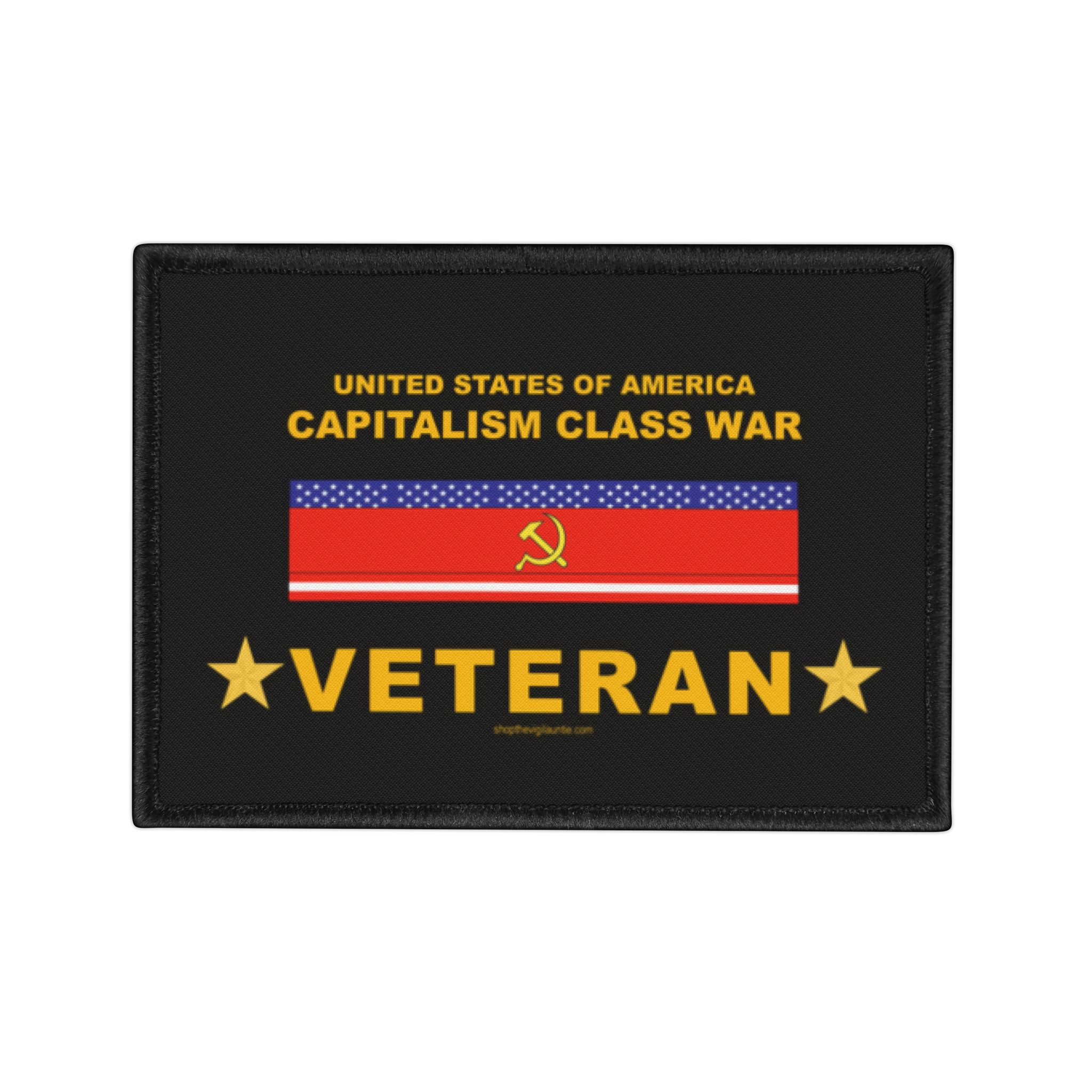 Class War Veteran iron-on patch