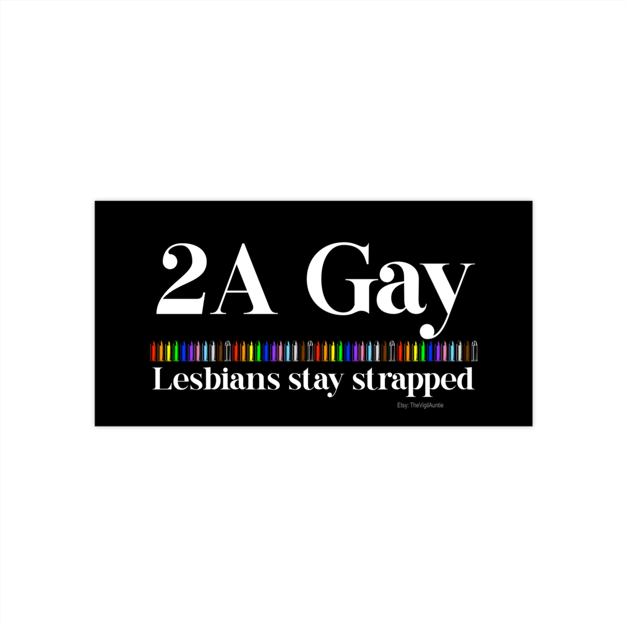 Lesbian Gun Owner bumper sticker