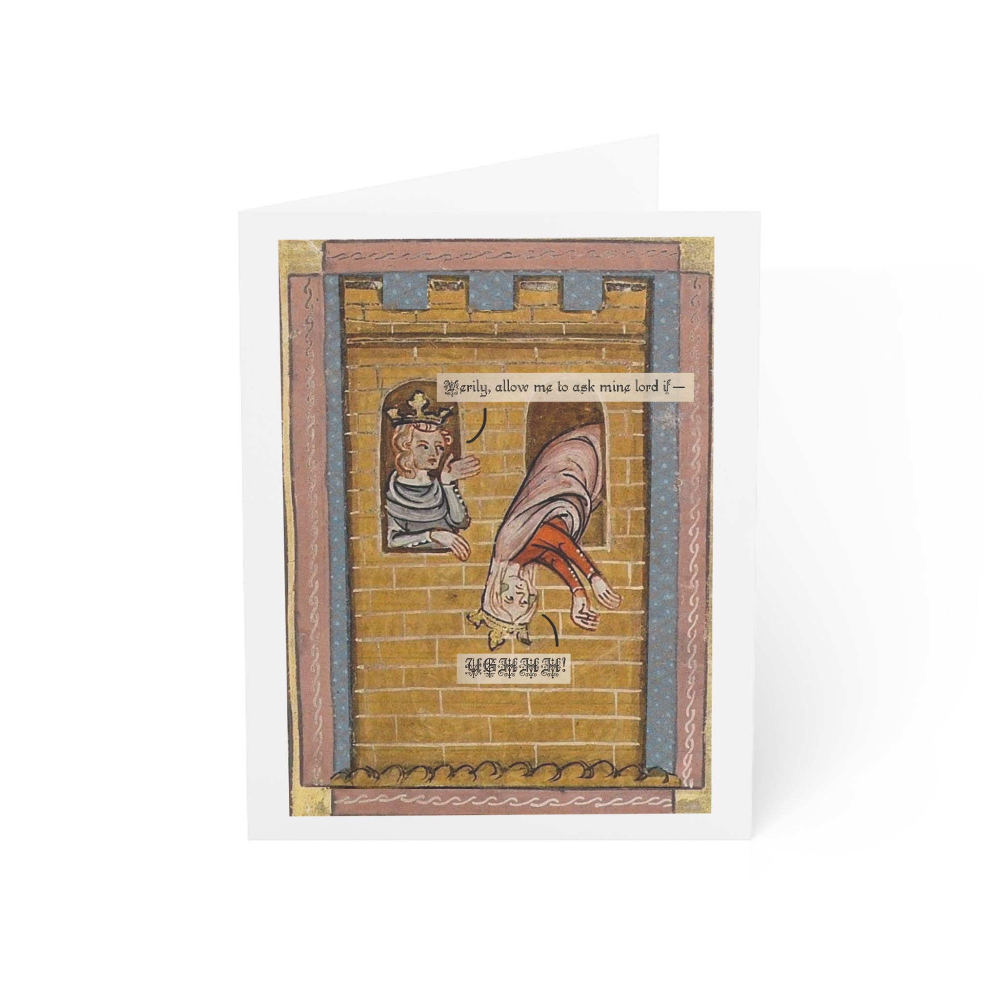 Ask Mine Lord Valentine's Day card