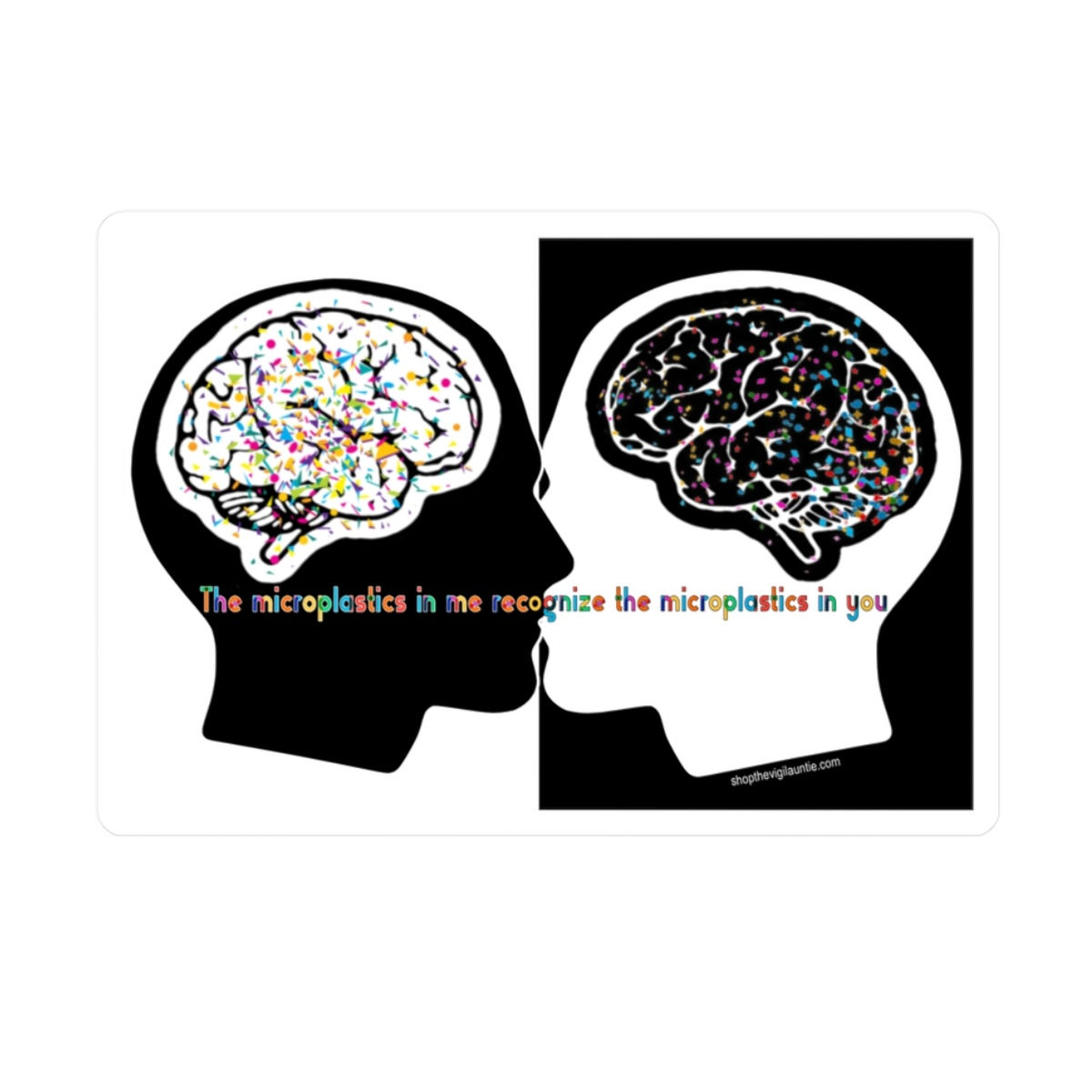 Microplastic Game Recognize Game sticker