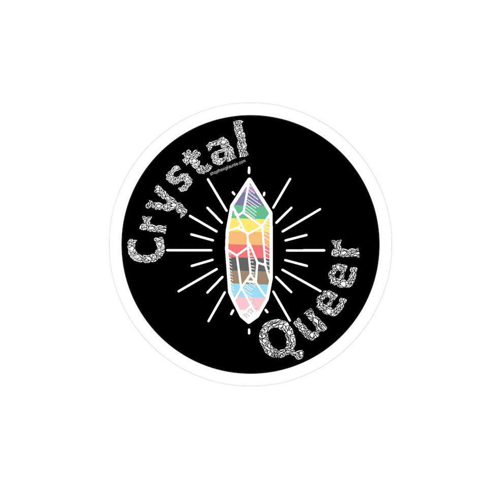 Crystal Queer sticker