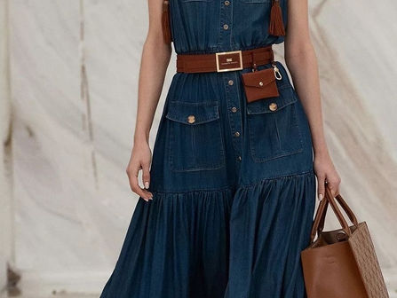 Denin Dress - Vestidos Jeans