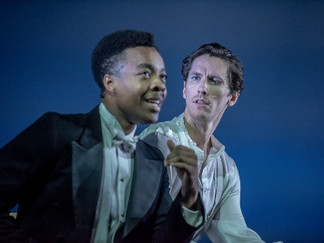 Kit Esuruoso as Bobby and George Arvidson as Edward Brittain in The Land of Might-Have-Been Credit Genevieve Girling