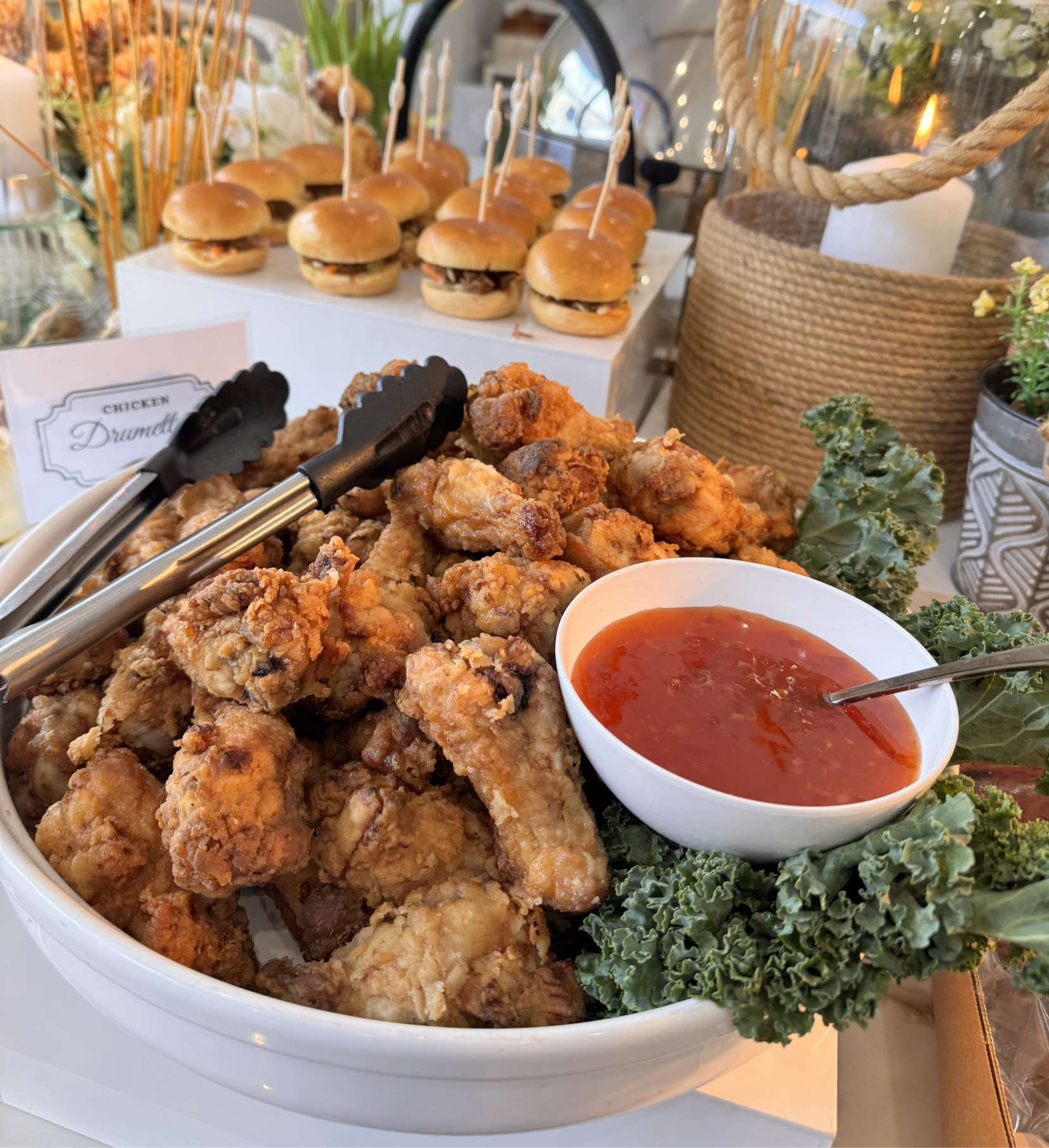 Arranged Food and Objects