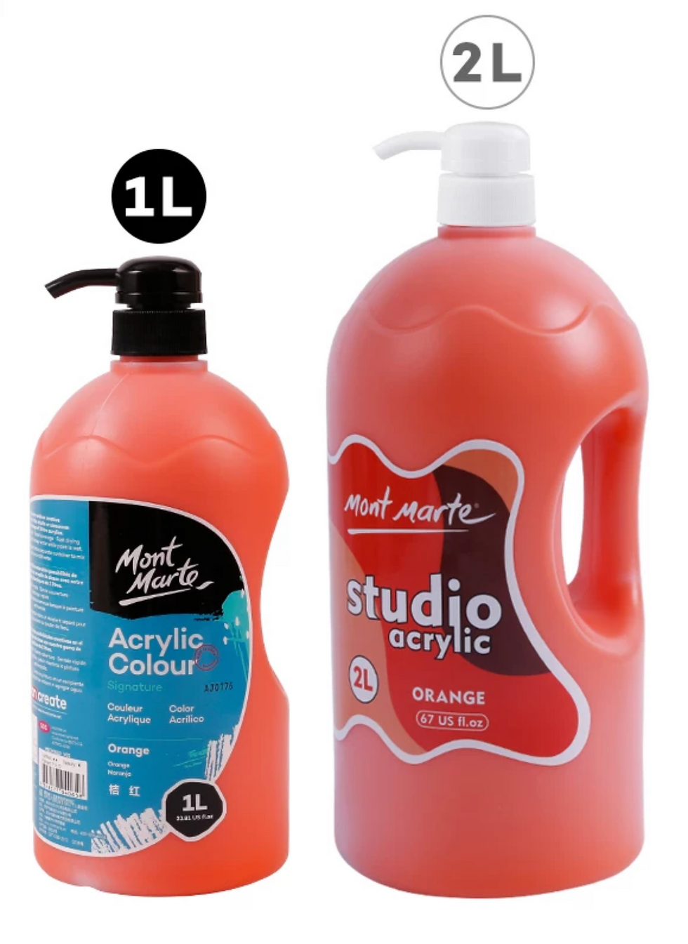 縮圖：MontMarte塑膠彩Acrylic#1L/2L裝
