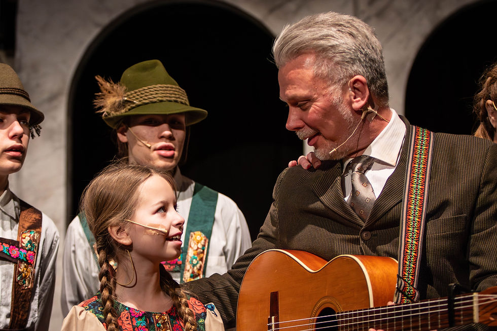 Christer Jönsson som kapten Georg von Trapp. Foto: Sara Duvéng