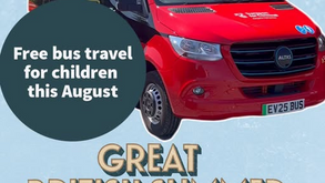 Free bus travel for children this August