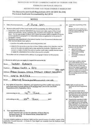 Internal Audit 2016/17