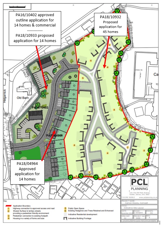 Planning applications in Carnon Downs Feock Feock Parish Council