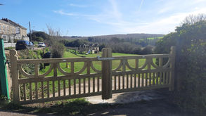 New gates in Devoran Recreation Ground