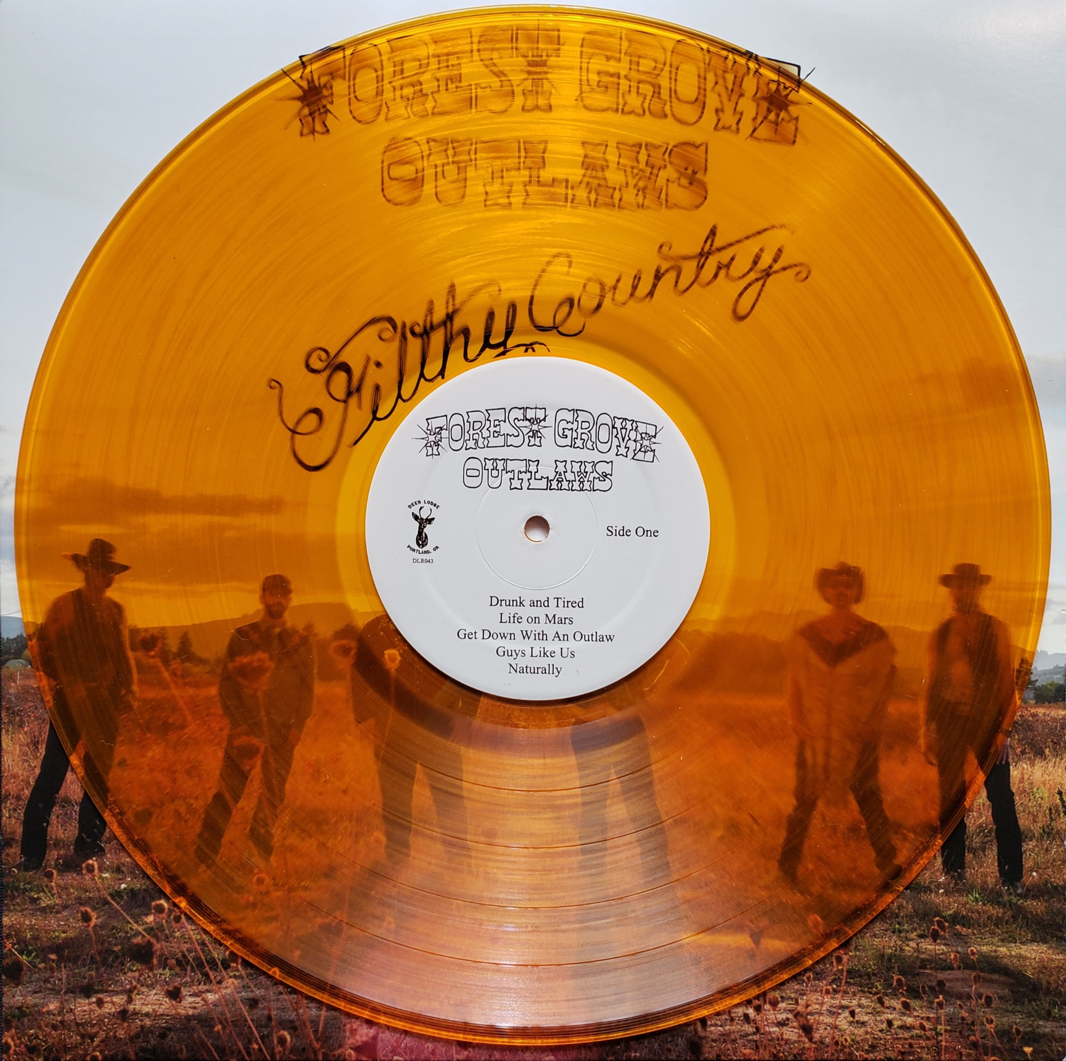 Filthy Country Vinyl LP (Orange)