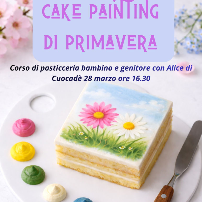 Per bambini: Cake Painting di Primavera