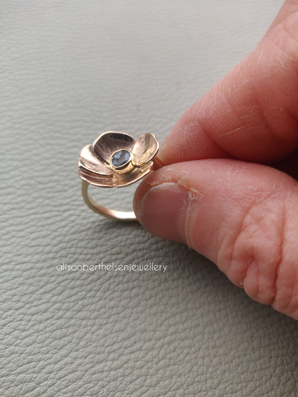Thumbnail: 9ct Gold Buttercup Ring set with Topaz