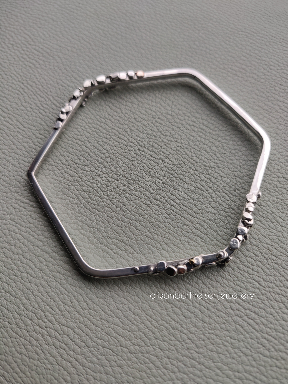 Thumbnail: Glitter Hex Bangle
