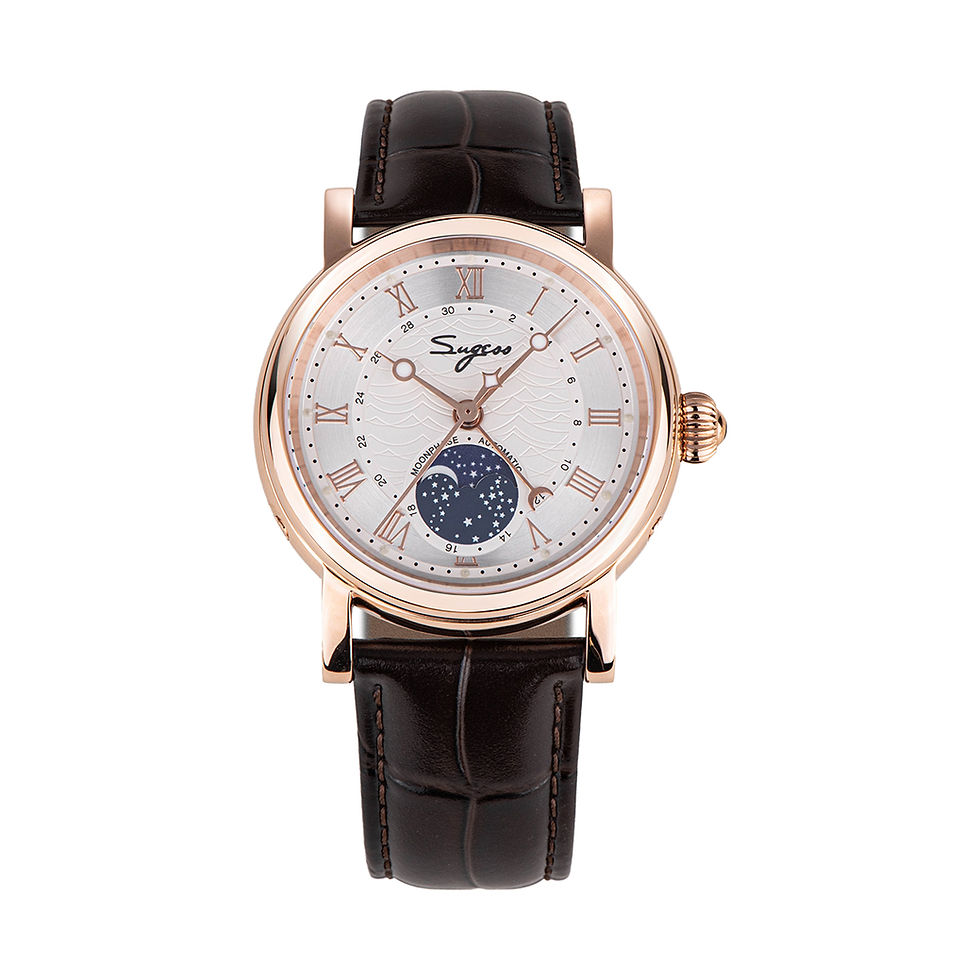 Miniatura: Sugess Automático “Moonphase Master” 40mm Fase Lunar