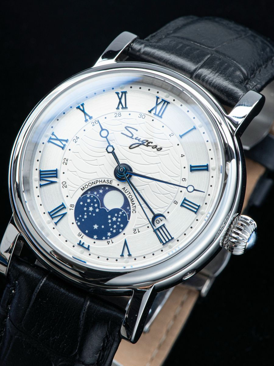 Miniatura: Sugess Automático “Moonphase Master” 40mm Fase Lunar