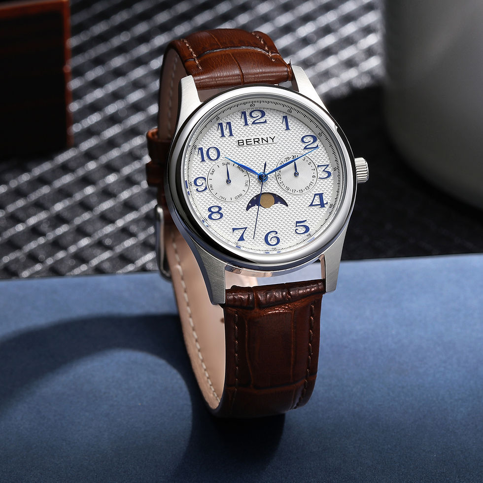 Miniatura: Berny Moon Phase Calendario Fase Lunar 38mm