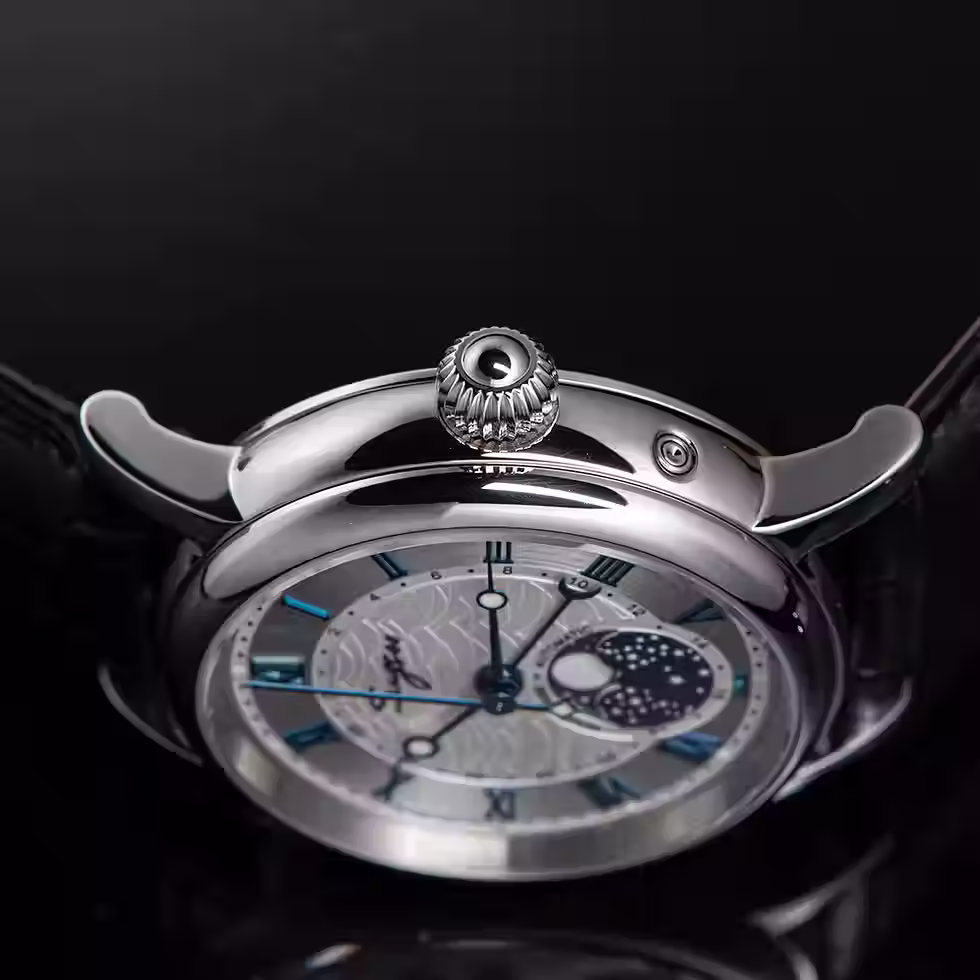 Miniatura: Sugess Automático “Moonphase Master” 40mm Fase Lunar
