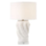 White Stacked Ring Lamp