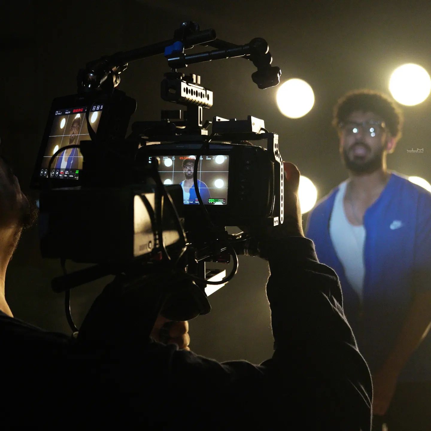 On set at Trailrpark Studios with Nvision Films and OAO Project