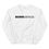 Thumbnail: BORN GENIUS Unisex Sweatshirt (Black Font)