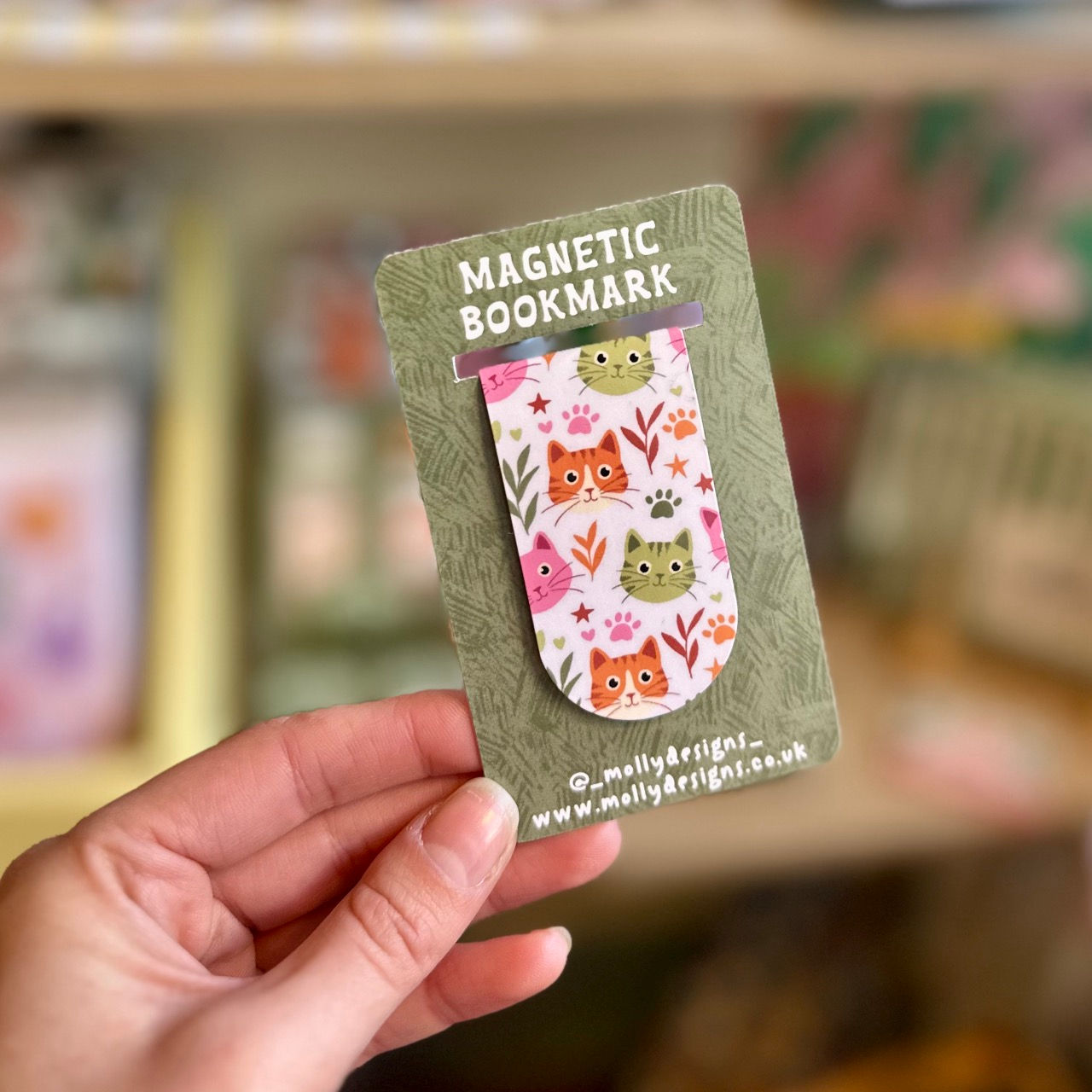 Cats Magnetic Bookmark