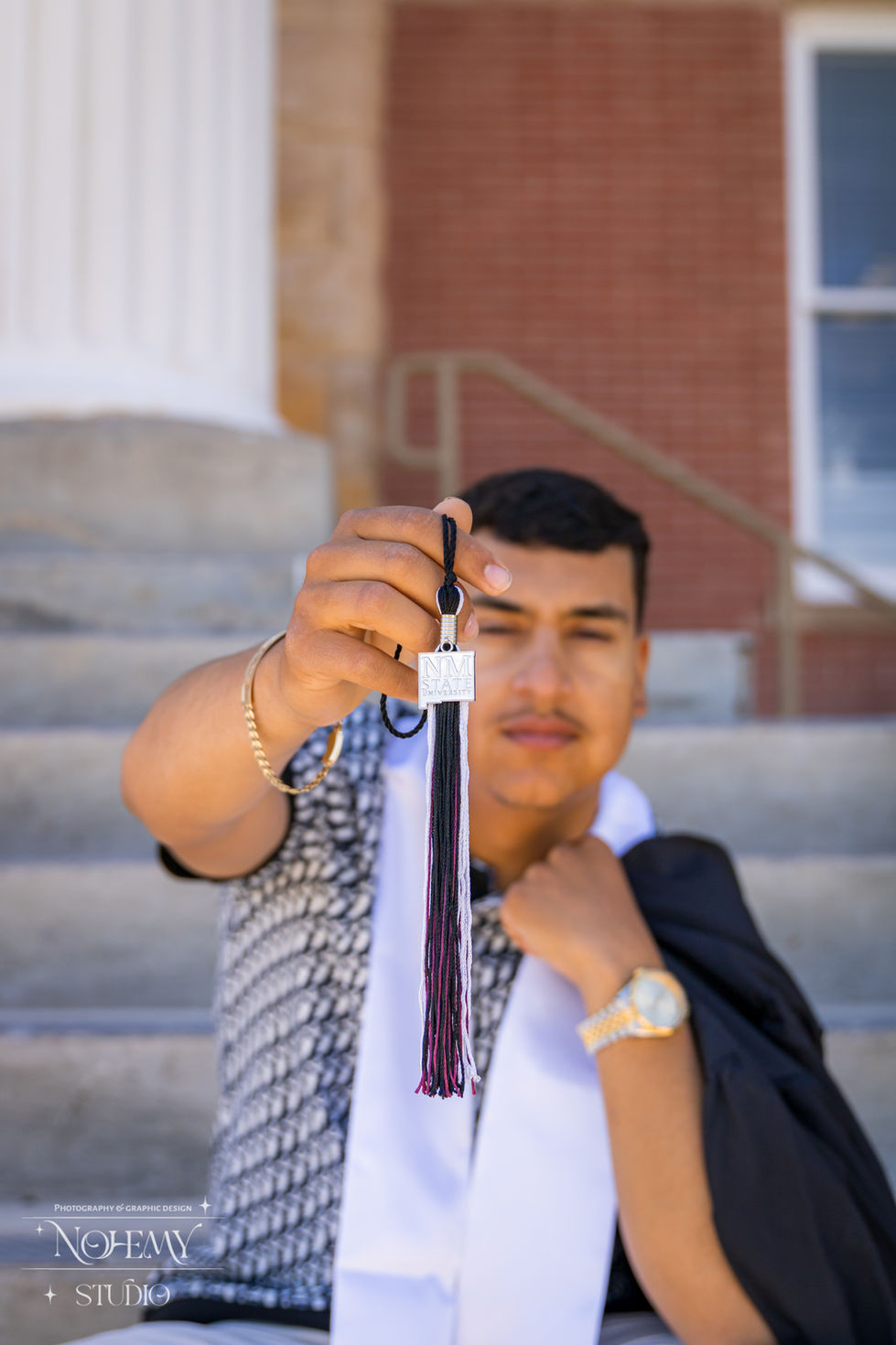 Carlos Lujan College graduation