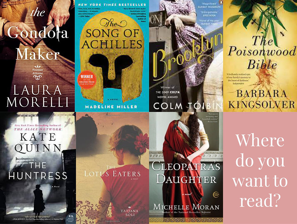 Collection of historical fiction books