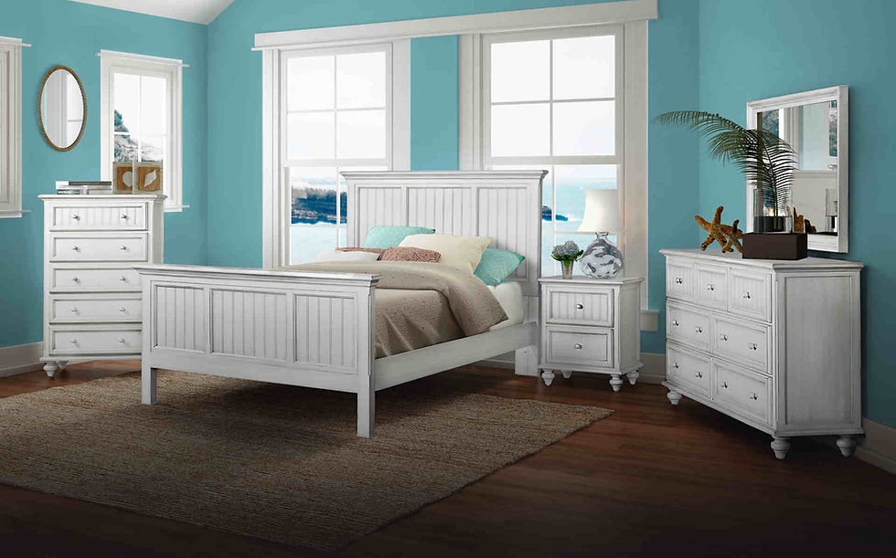 Thumbnail: Monaco 5-Drawer Chest – Blanc Finish