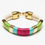 Thumbnail: Allison Cole - Newbury Bracelet - Ivory/Green/Turquoise/Pink/Gold