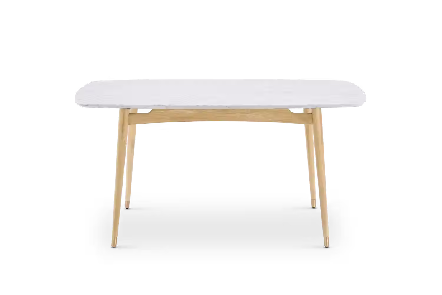 Kelsey Marble Dining Table, White Wash