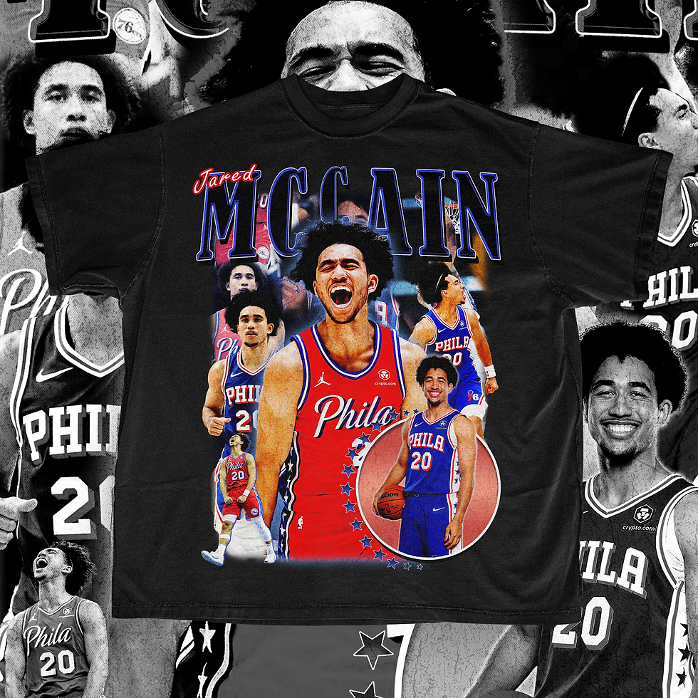 Thumbnail: Jared McCain Sixers Graphic T-Shirt - 230 GSM