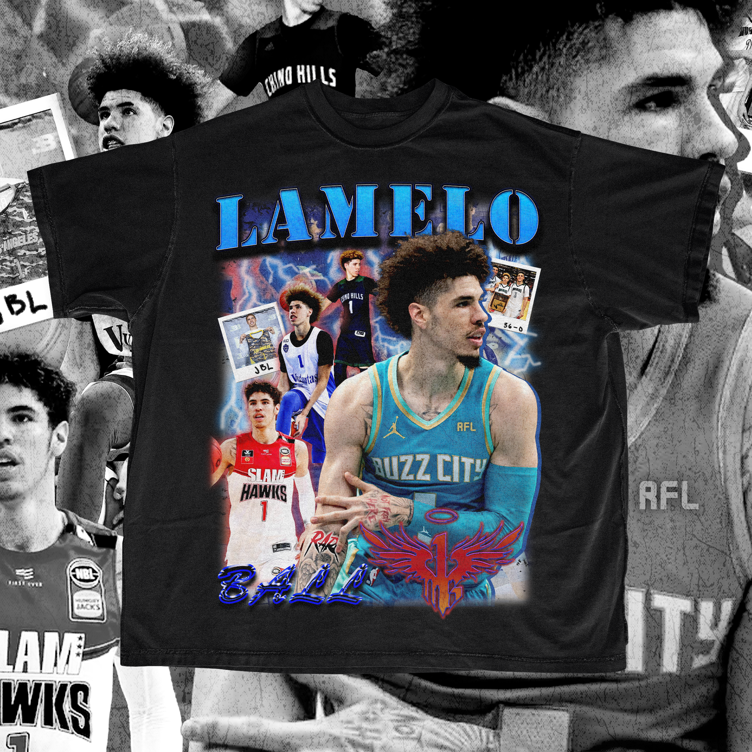 Lamelo Ball Chino Hills Graphic T-Shirt 230 GSM