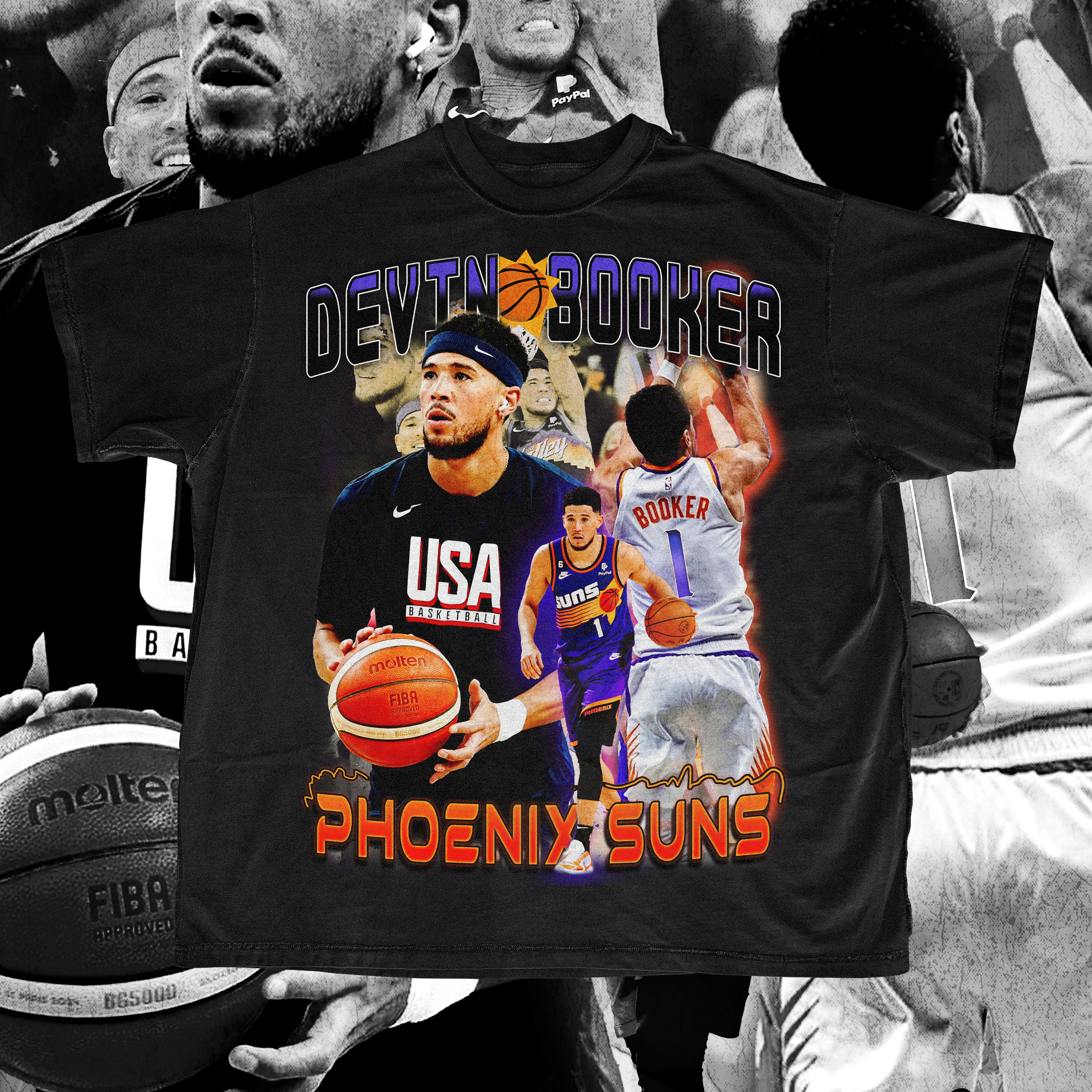 Devin Booker Graphic T-shirt 230 GSM