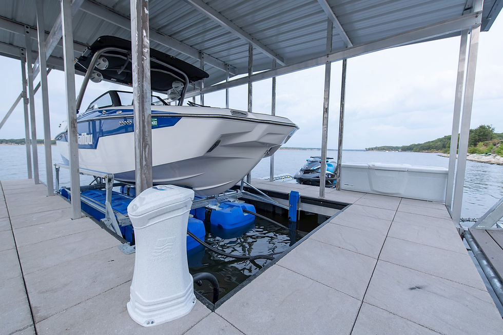 HydroHoist® Boat Lifts by Decks, Docks, and More