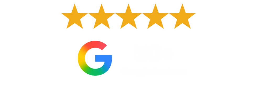Arch Interim Corporate Housing Google review badge with 50+ five-star reviews