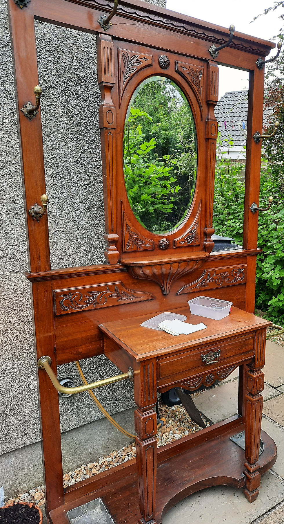Mahogany Hall Stand