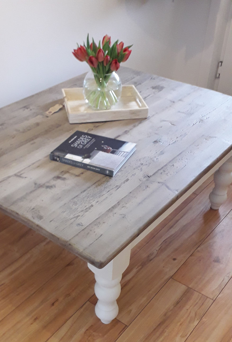 Driftwood Effect Pine Coffee Table