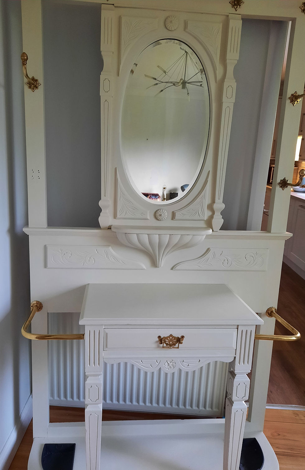 Commission Mahogany Hall Stand